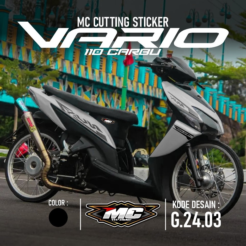 Cutting Sticker Vario 110 Karbu