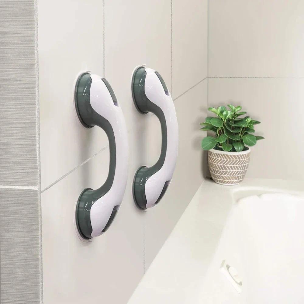 Safety Grab Handle Shower Handle Anti-slip Support Toilet Bathroom Safety Grab Handle Vacuum Suction