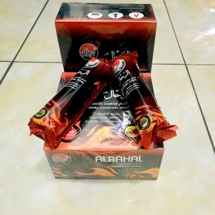 

Arang Magic Perpack / Box isi 8 Kemasan AL RAHAL MAGIC CHARCOAL