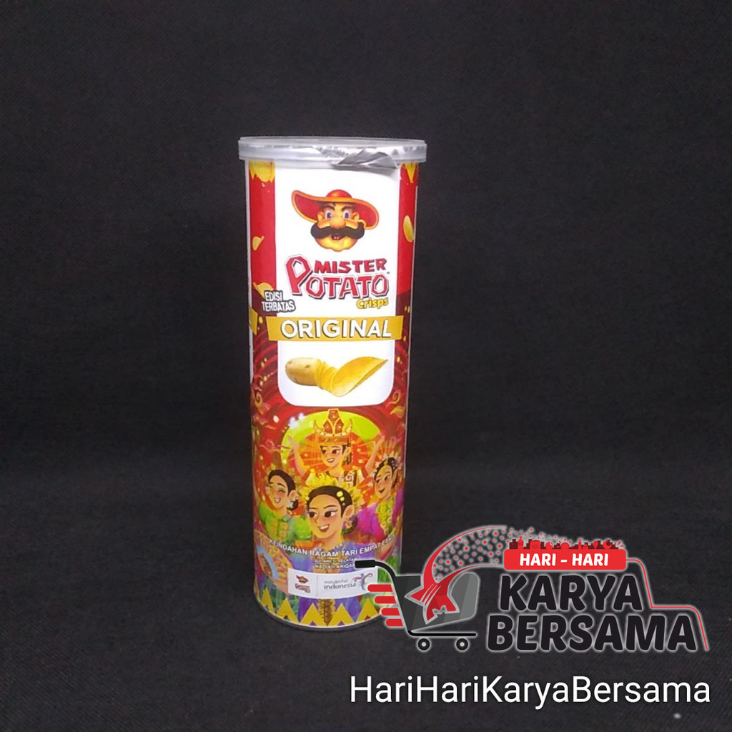 

MAKANAN RINGAN MISTER POTATO CRISPS RASA ORIGINAL 80GR