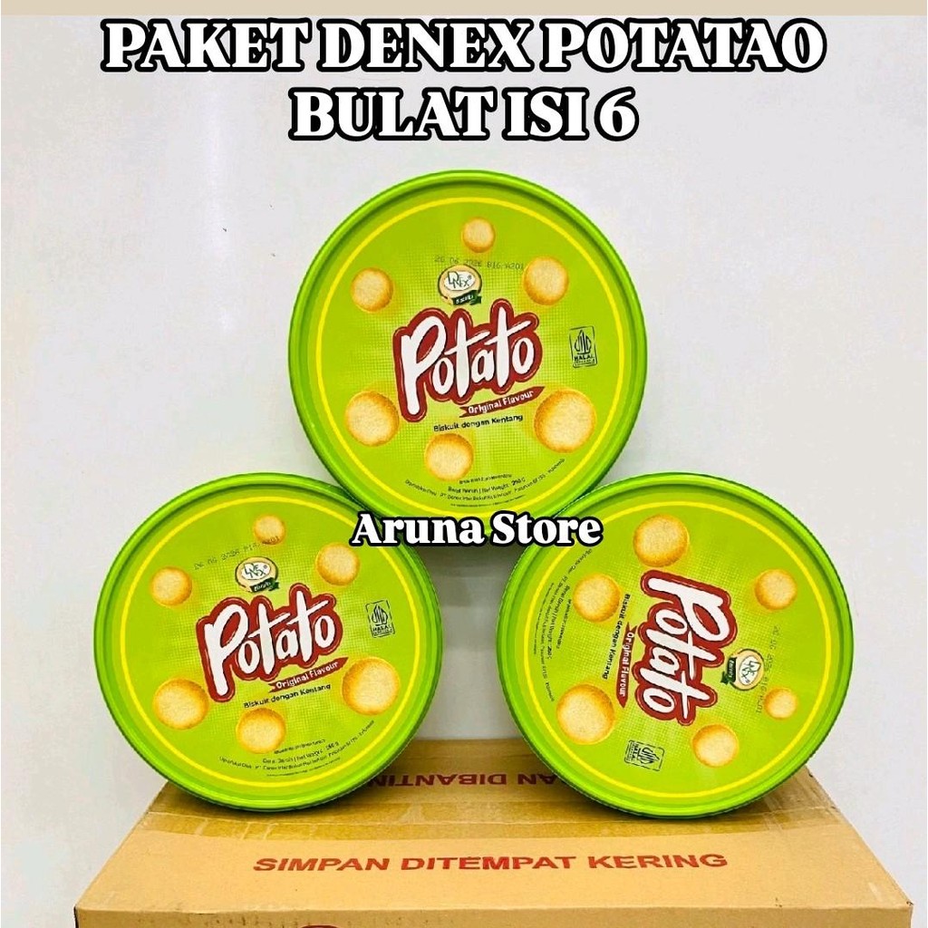 

PAKET DENEX POTATAO BULAT 1 DUS ISI 6 TOPLES