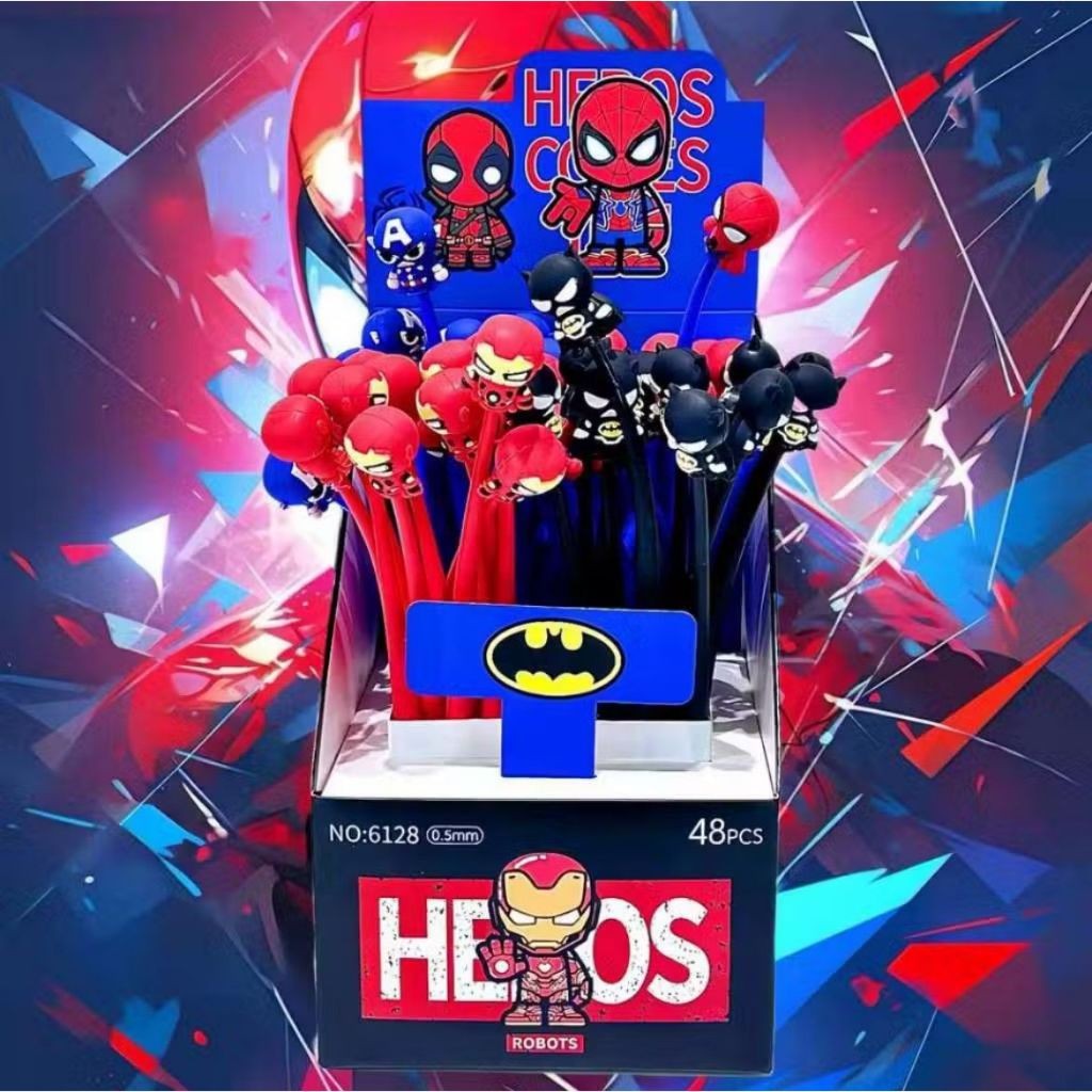 

(Kakabicam) Pen Lentur Super Hero Characters