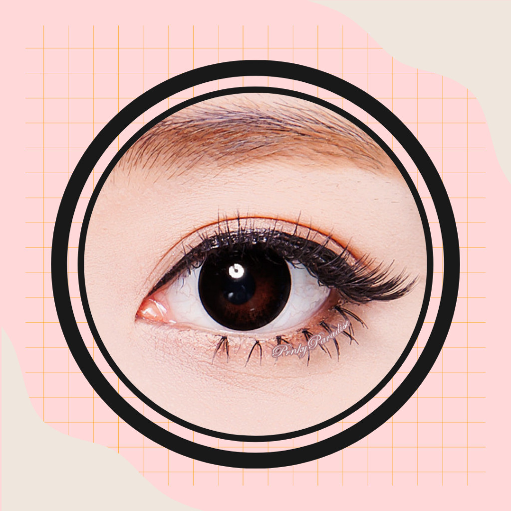 Softlens Warna Hitam/ Black Natural Normal dan Minus -0,5 s.d -6 Diameter 14,5mm Soflens Korea Origi