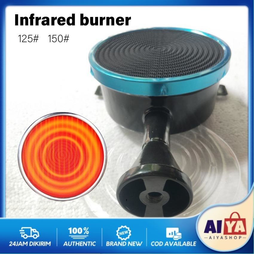 Burner Infrared Bara Kompor Gas Kaca / Tungku Bara Infrared