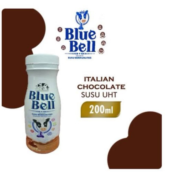 

Susu UHT Blue Bell Botol 200ml Coklat