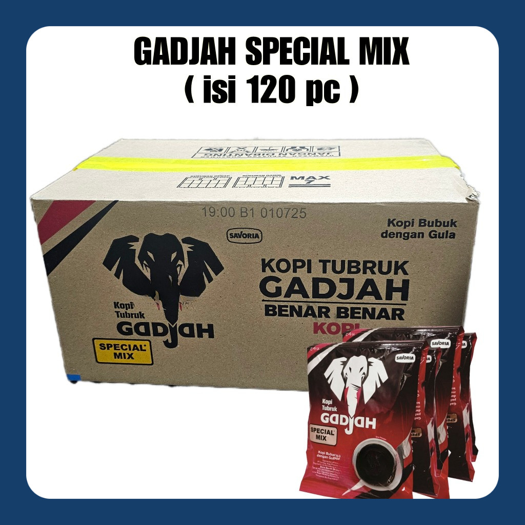 

KOPI GADJAH SPECIAL MIX DUS ( ISI 120 ) PROMO !!!