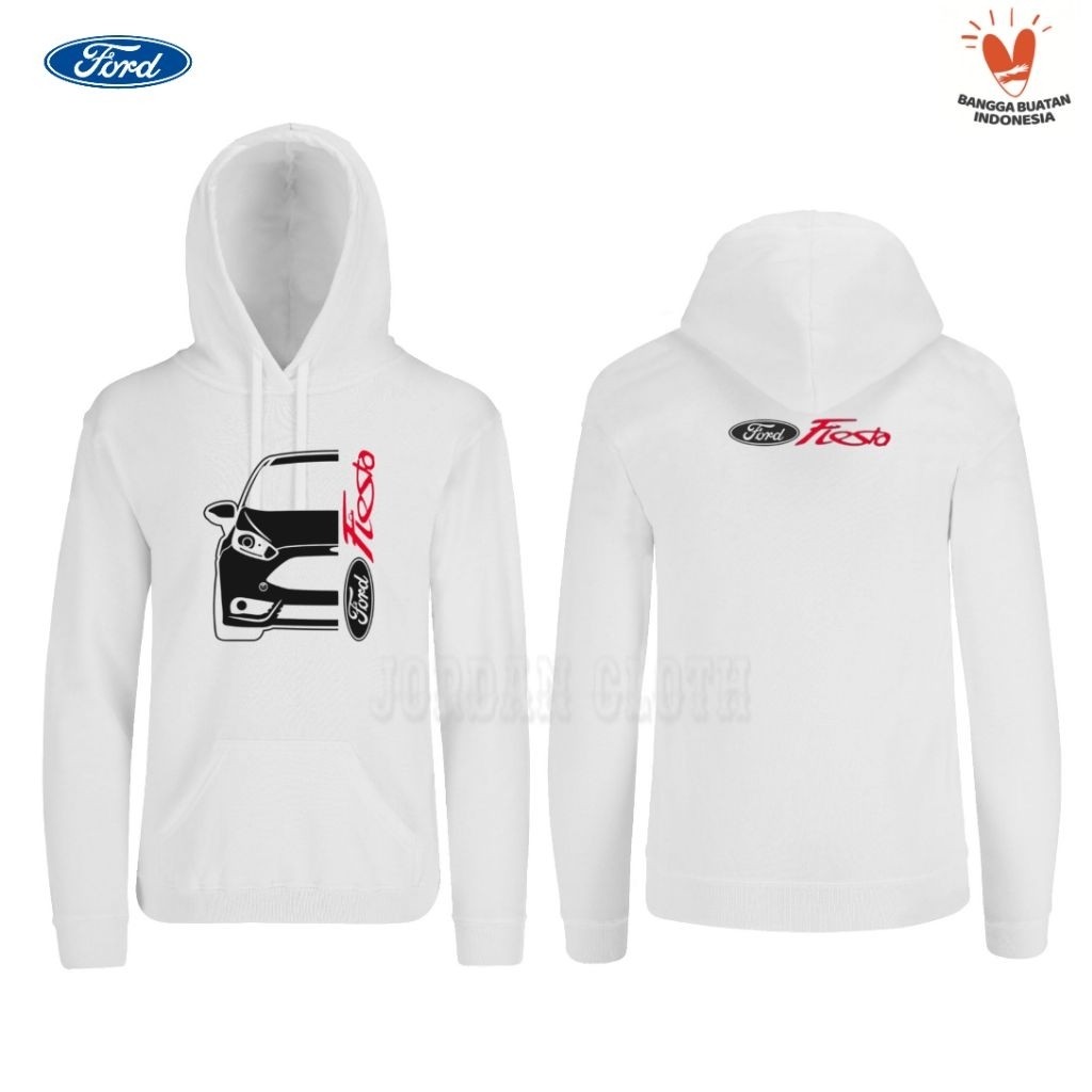 Hoodie Jaket Sweater Automotive Ford Fiesta