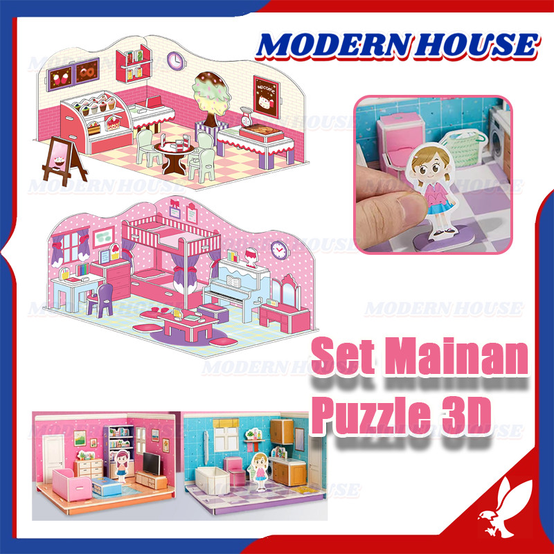 Puzzle 3D Foam Ukuran Besar Baby Bathroom Bedroom Restaurant Living Room / Mainan Edukasi Anak Puzzl