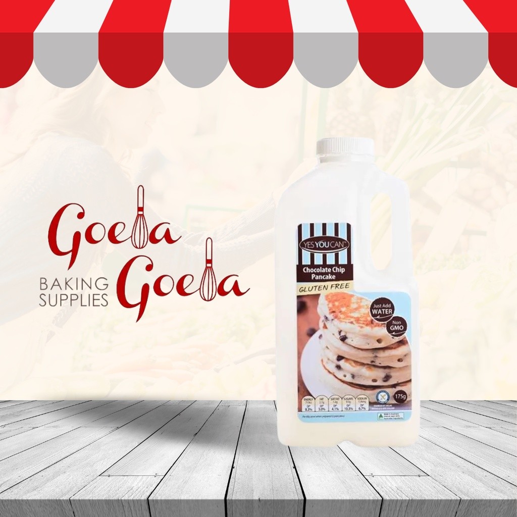 

Tepung Pancake Rasa Coklat Chip / Tepung Gluten Free Yes You Can