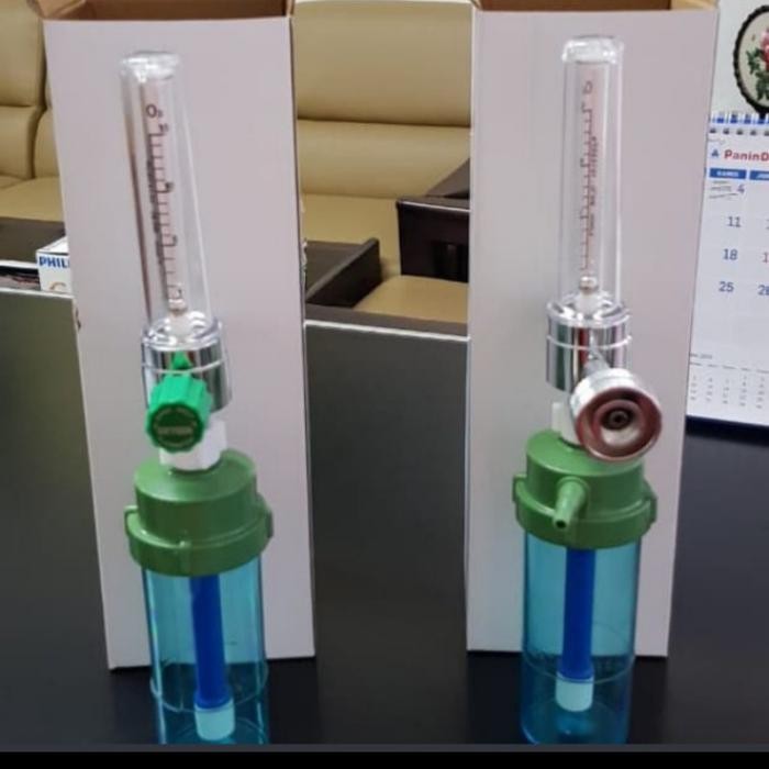 Regulator oksigen dinding ulir