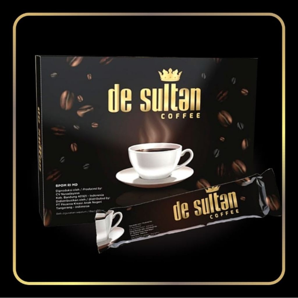 

DE SULTAN COFFEE 1 BOX ISI 10 SACHET ORIGINAL