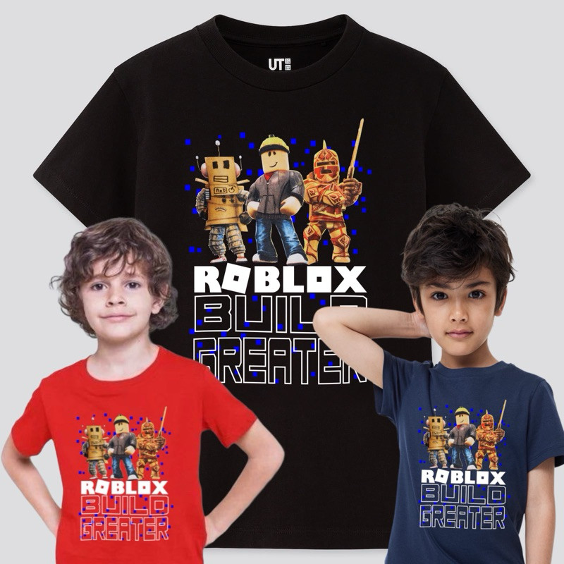 KAOS ANAK KARAKTER ROBLOX GAMES “ROBLOX BUILD GREATER”