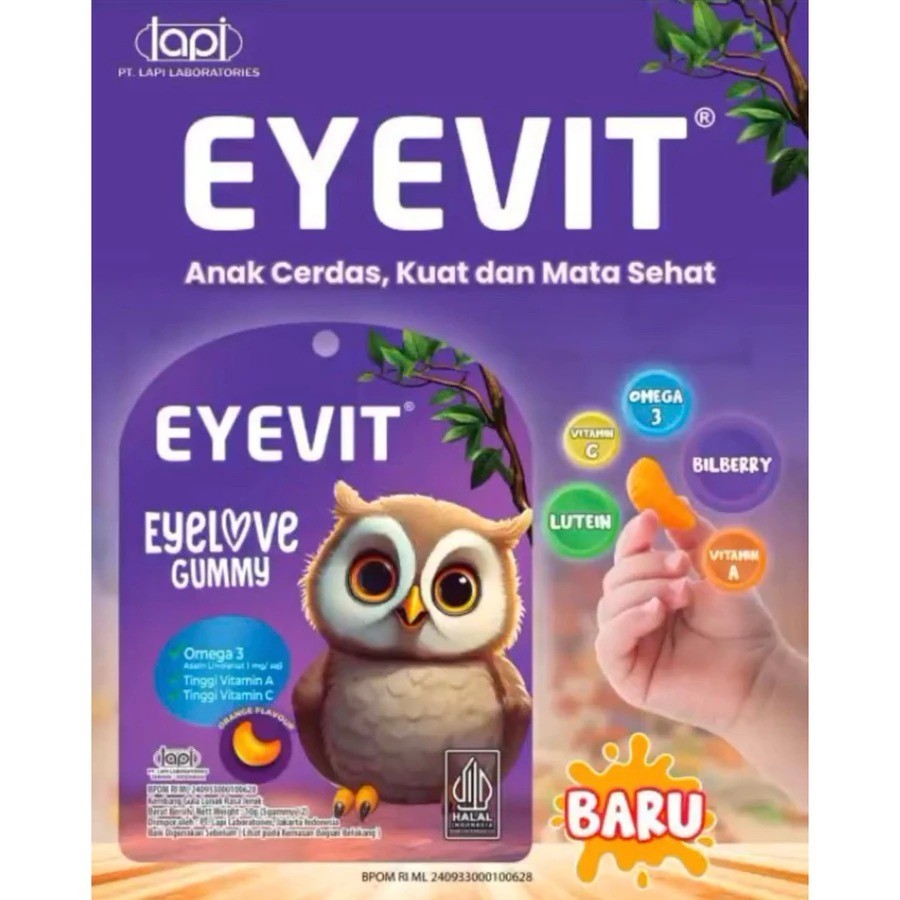 Eyevit Gummy Box Isi 5 Rasa Jeruk - Vitamin Mata Anak