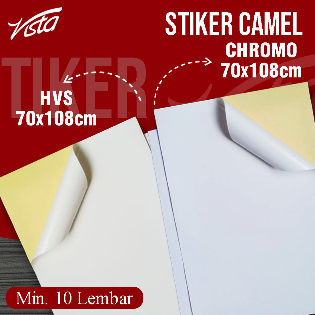STIKER Chromo Camel ukuran 70x108 (Plano)