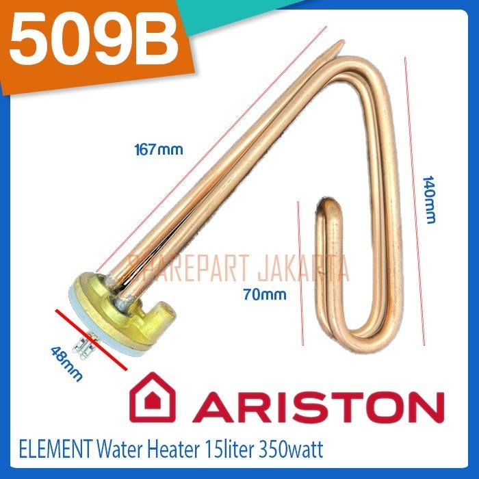 

ELEMENT Water Heater Ariston 15liter 350watt ELT-509B