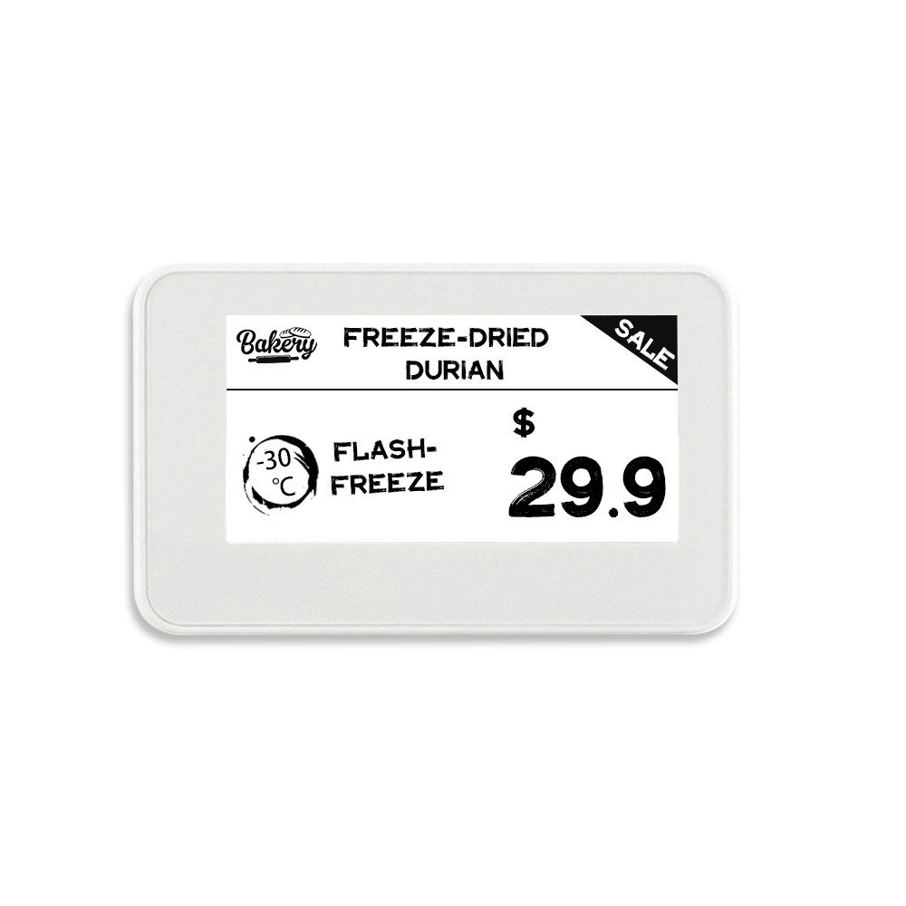 

Electronic shelf label price tag supermarket 2.13 inch price tags NFC