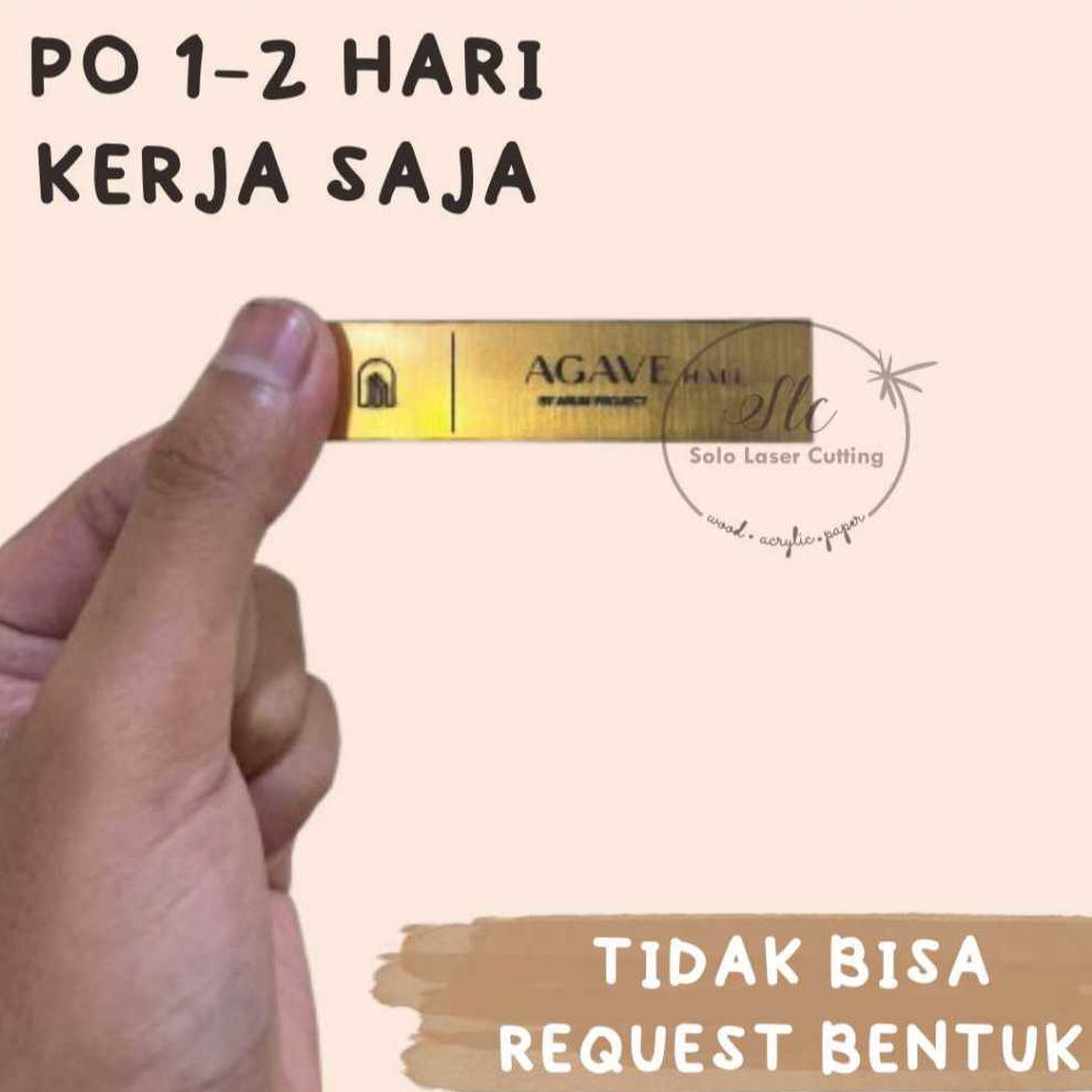 

Name Tag Gravoply Custom