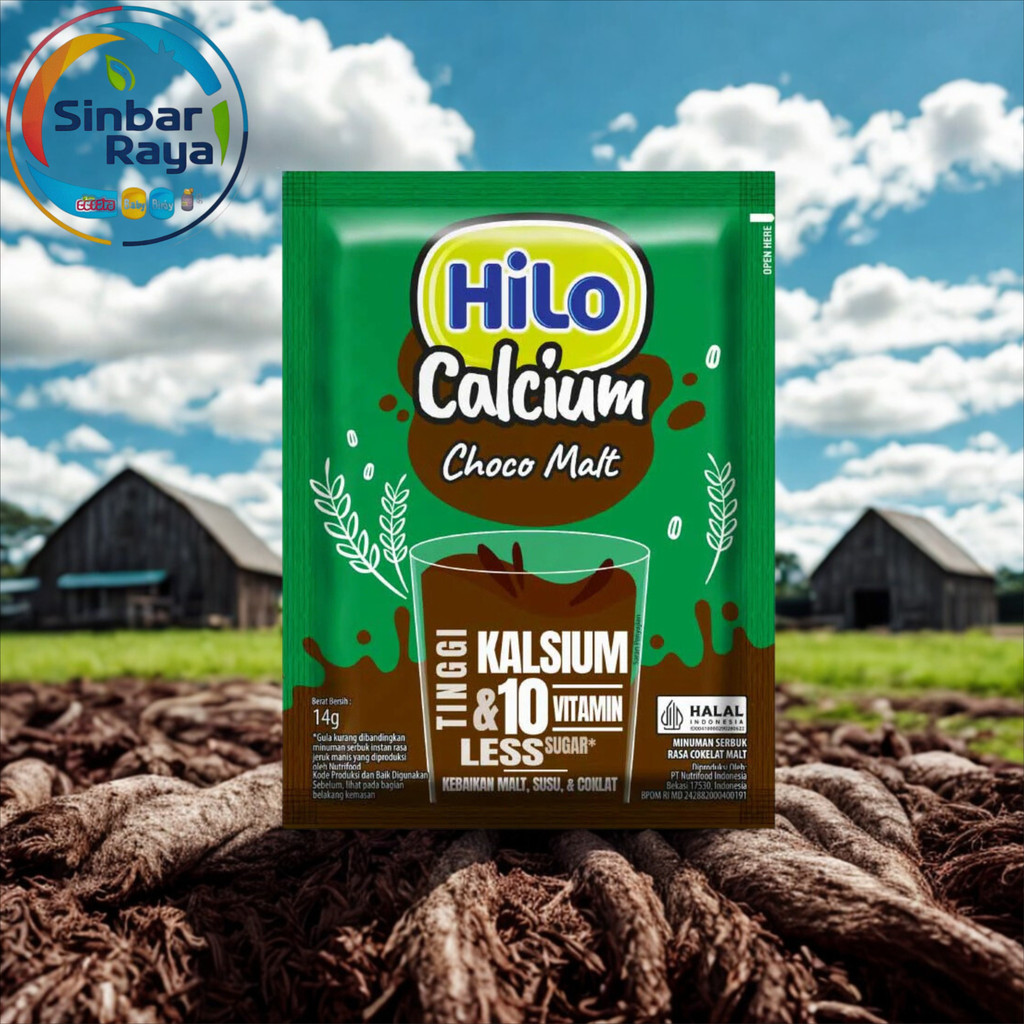 

HiLo Renceng Choco Malt Hi Calcium 10 Sachet Cokelat Susu Berenergi Tinggi Kalsium Hailo
