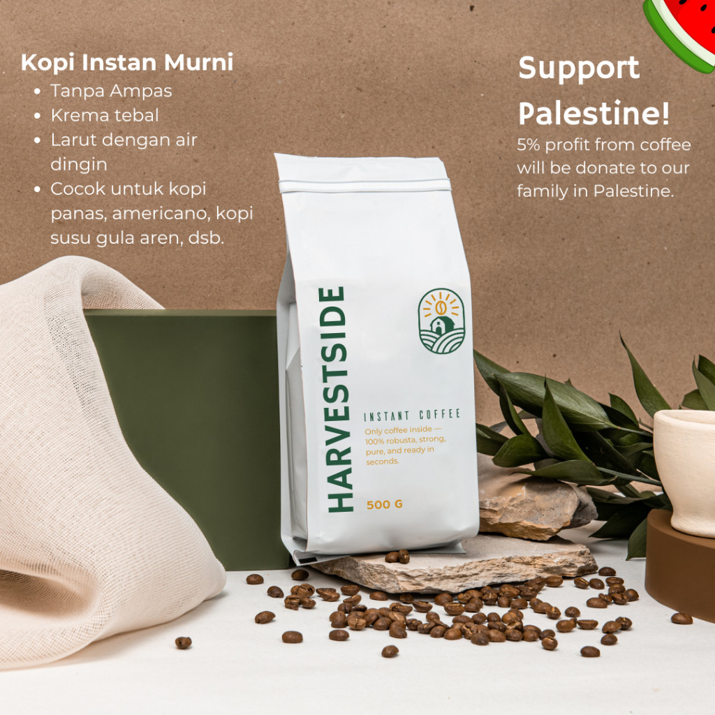 

Kopi Instan Tanpa Ampas | Instant Coffee 500 Gram | Kopi Robusta