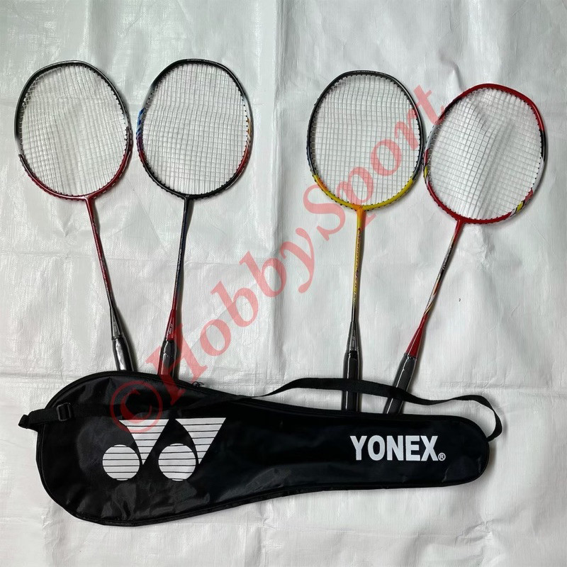 [PREMIUM ORIGINAL] Raket Badminton PSG-A1 Sepasang Racket BuluTangkis Reket Bulu Tangkis