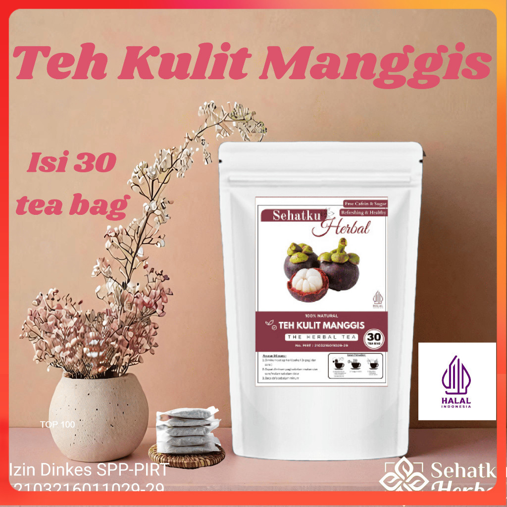 

SEHATKUHERBAL Teh Kulit Manggis isi 30 tea bag