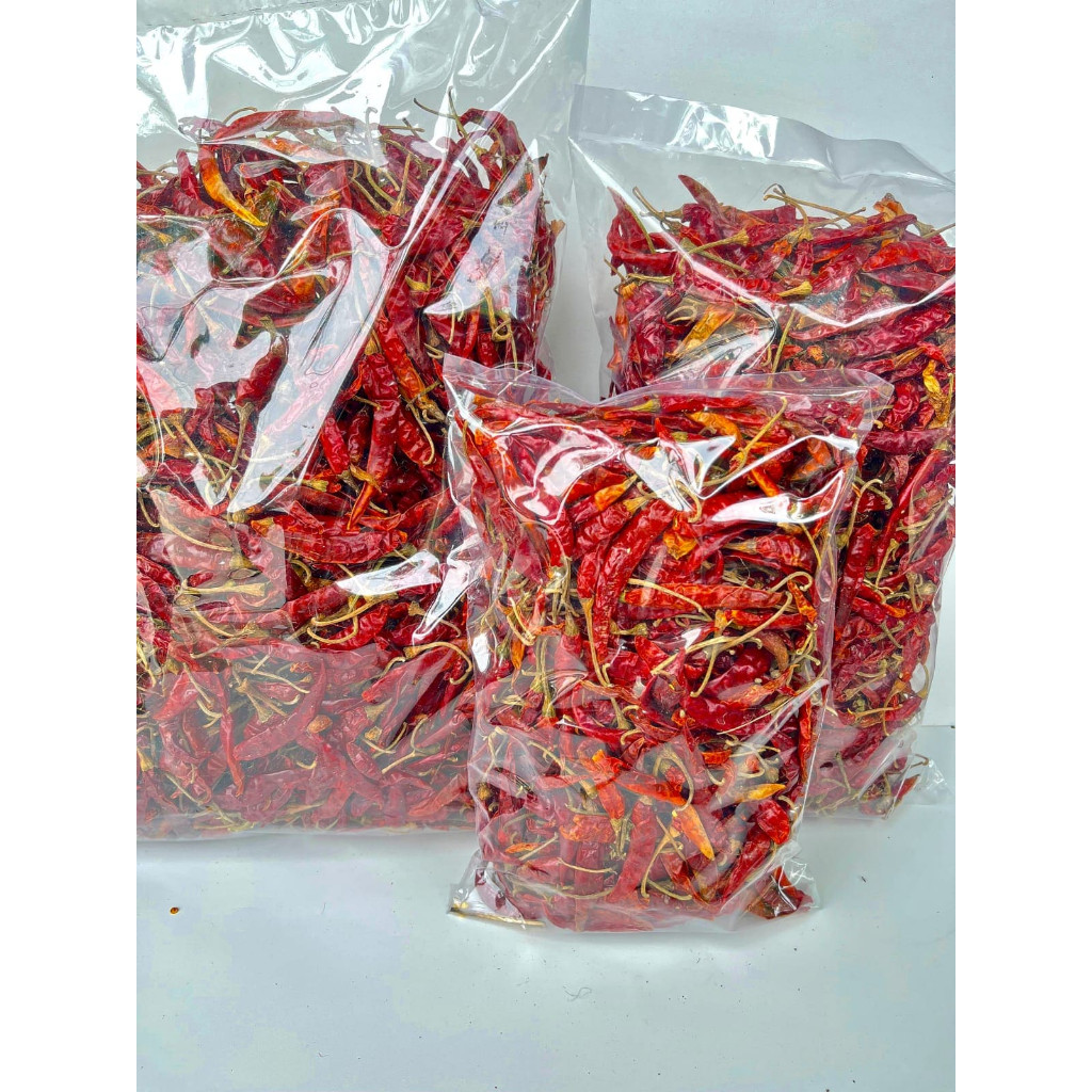 

Cabe Rawit Merah Teja - Cabe Rawit Kering Extra Pedas Kemasan 500 Gram