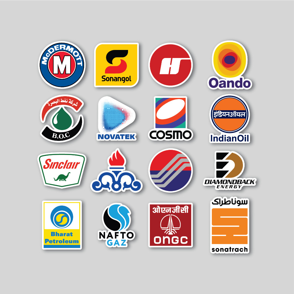 

STICKER PACK OIL AND GAS COMPANY 2 | STICKER TUMBLR | STIKER LAPTOP KOPER HELM MURAH