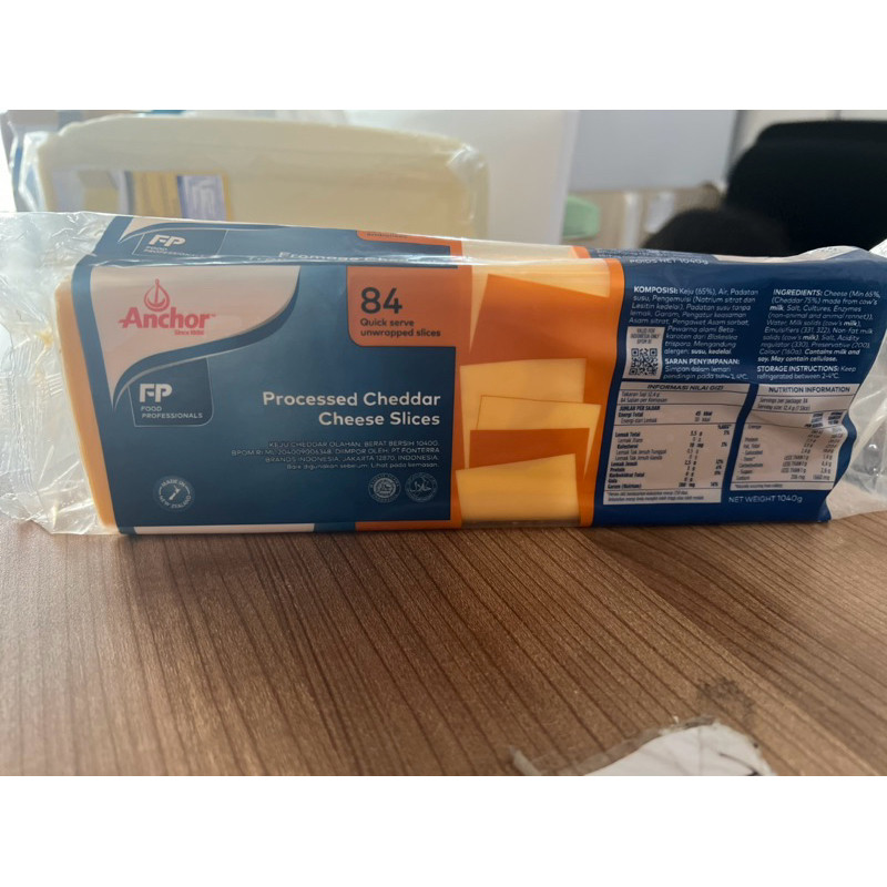 

ANCHOR CHESSE SLICES 1040g
