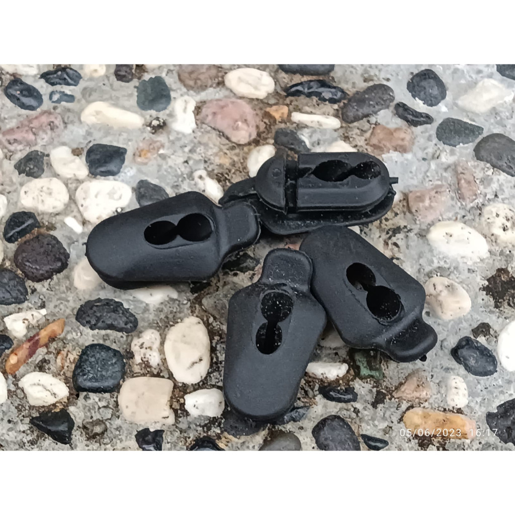 Inner Cable guide double Karet internal kabel frame 2 jalur lubang internal kabel brake shifter kare