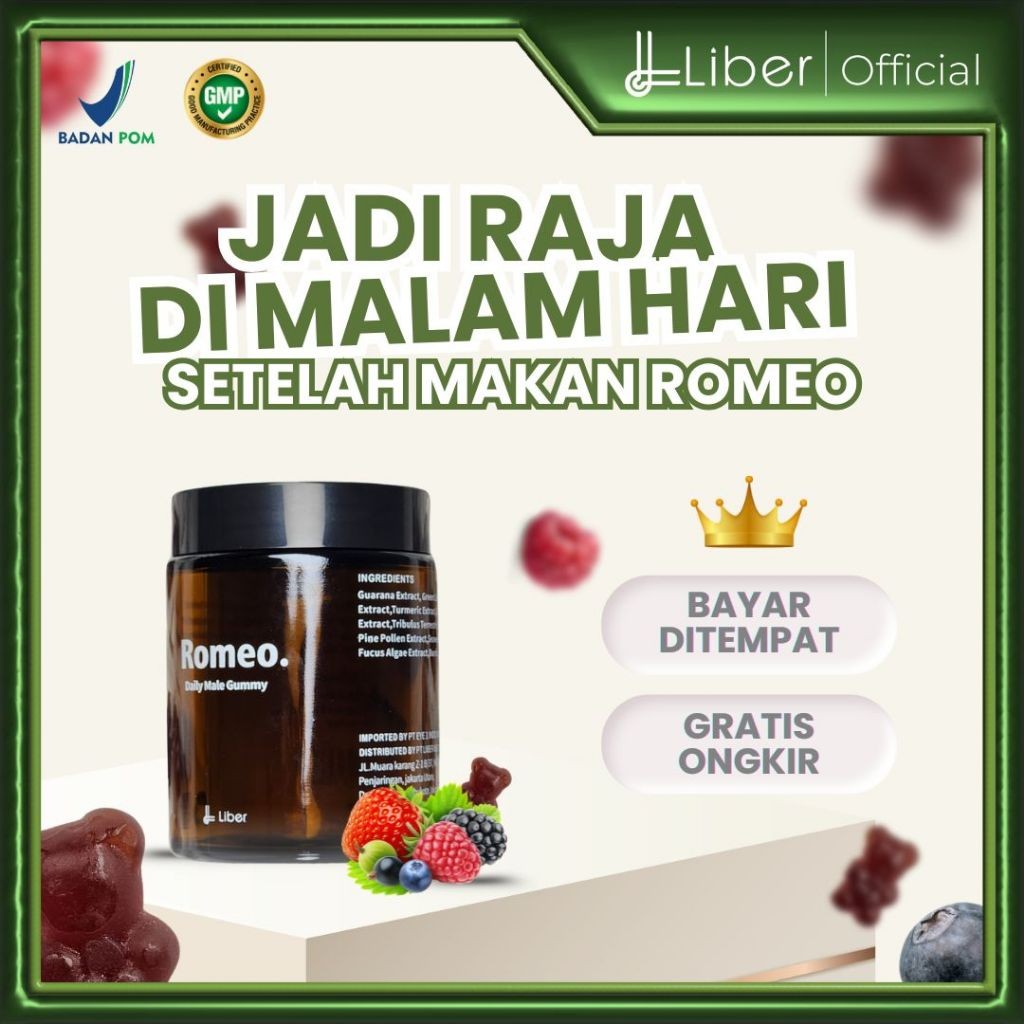 

Liber Romeo Daily Male Gummy - JADI RAJA DI MALAM HARI SETELAH MAKAN GUMMY ROMEO