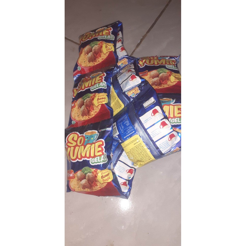 

SO YUMIE GELAS Baso sapi - isi 10 mi instant