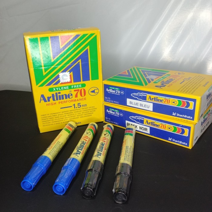 

[New Arrival] Spidol Permanen Artline 70 / 1 kotak isi 12 pcs - Hitam