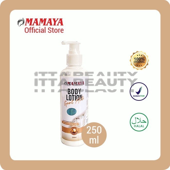 NEW - Mamaya Body Lotion Goat Milk BPOM Resmi 250 ml