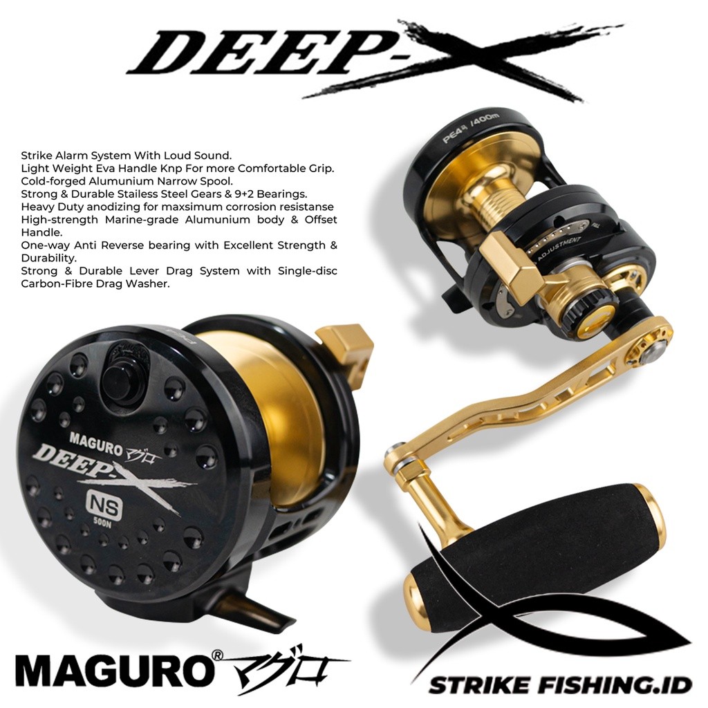 MAGURO DEEP - X NS OVER HEAD REEL OH HANDLE KANAN