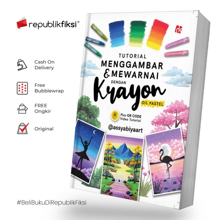 

BIG SALE -Buku Tutorial Menggambar & Mewarnai Dengan Krayon Oil Pastel - assyabi - Buku Saja