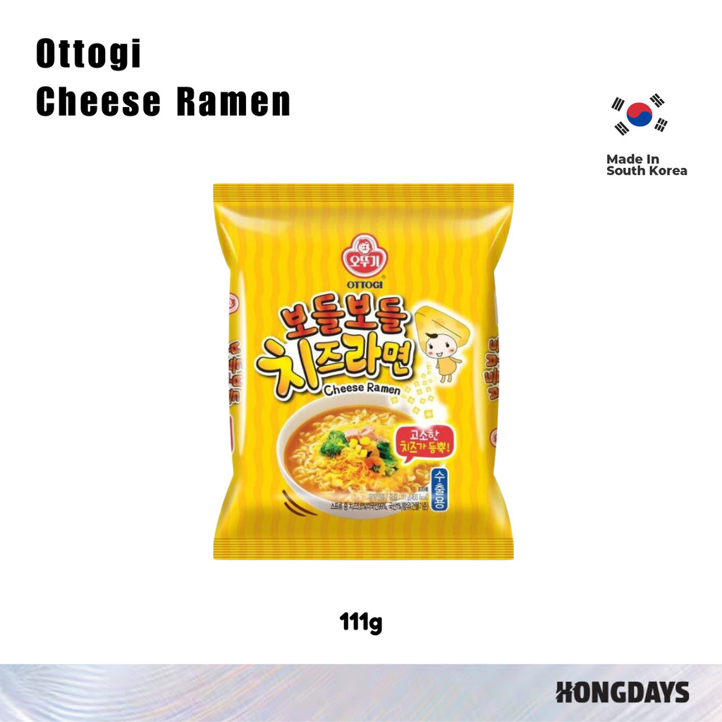 

Ottogi Cheese Ramen 111gr - Mie Rasa Keju Made In Korea - HONGDAYS