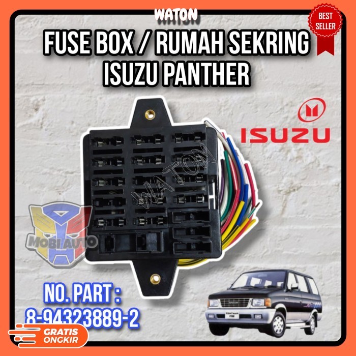 (AM) Fuse Box / Rumah Sekring Isuzu Panther