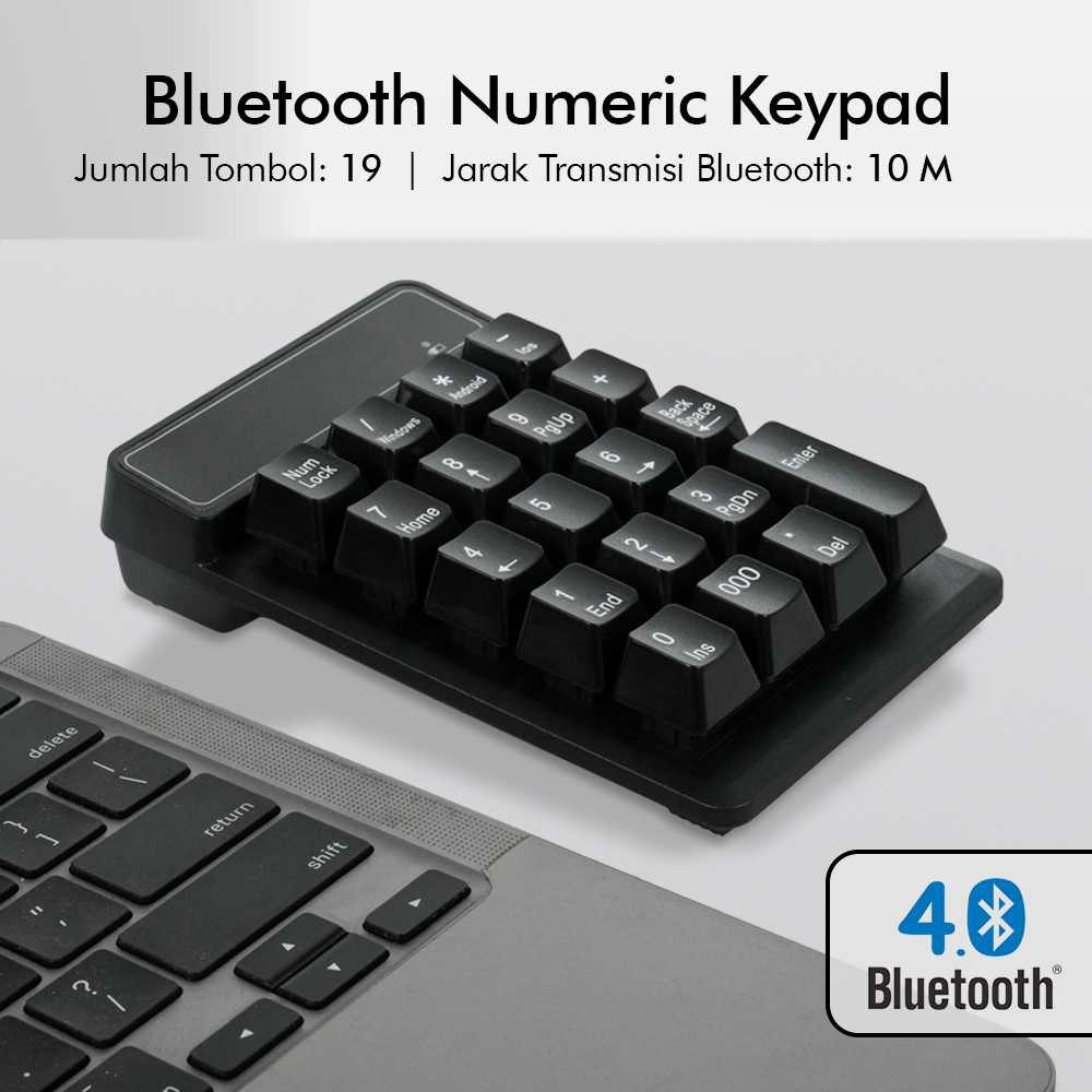 Etmakit Numeric Keypad Numpad Bluetooth 4.0 - E094BT