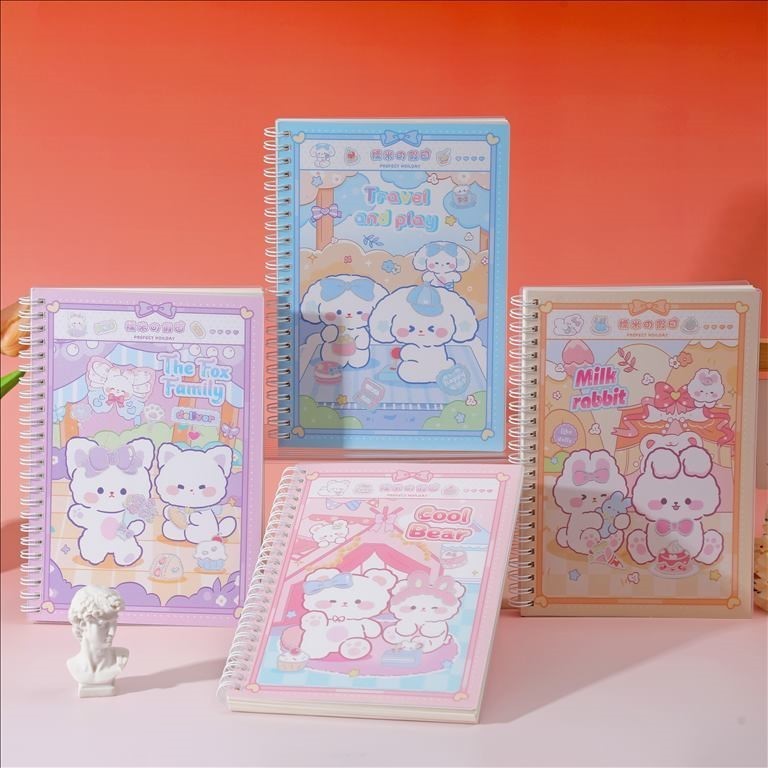 

BOBOMARTS JAKARTA BUKU TULIS RING A5 DEPAI016-25 ISI 80 LEMBAR NOTEBOOK RING MOTIF BUKU MEMO A5 SPIRAL NOTEBOOK KARTUN MURAH