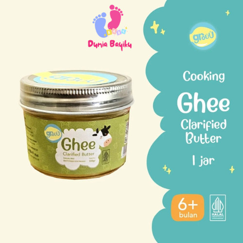 

Grouu Grassfed Ghee Butter Mentega rendah laktosa BB Booster MPASI Bayi Anak NO MSG