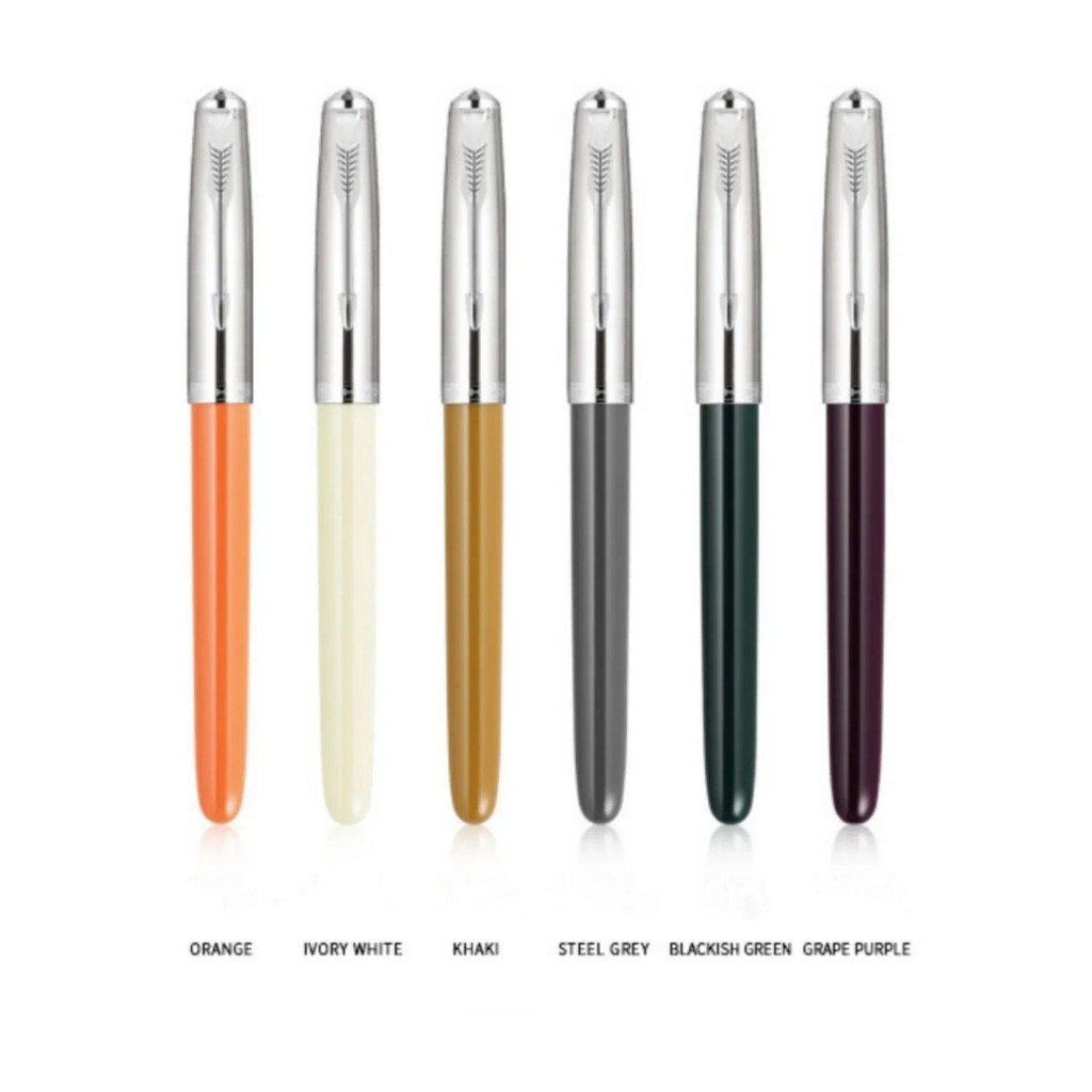

Jinhao 86 Resin Classic Fountain Pen Silver Cap Extra Fine Nib 0.38mm Ink Pen School Office Business Writing Pens Gifts