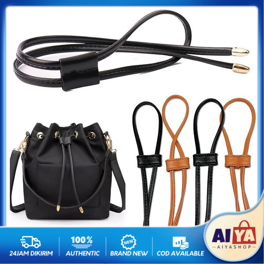 Tali Serut Tas Satuan Strap Kulit Sintetis Untuk Tas Rajut / Kain / Kulit