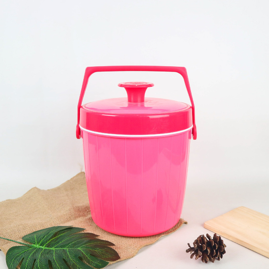 Rice Bucket USA / Bahan Plastik Tebal / Termos Nasi / Termos Es - RDP