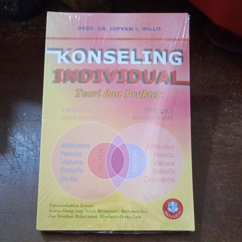 Buku  Konseling Individual Teori dan Praktek / Sofyan S. Willis