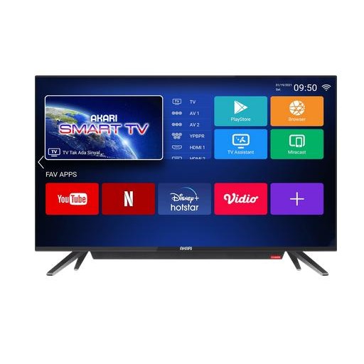 DIGITAL LED TV AKARI 55 INCH 4K UHD - AT 5555B FREE BRACKET