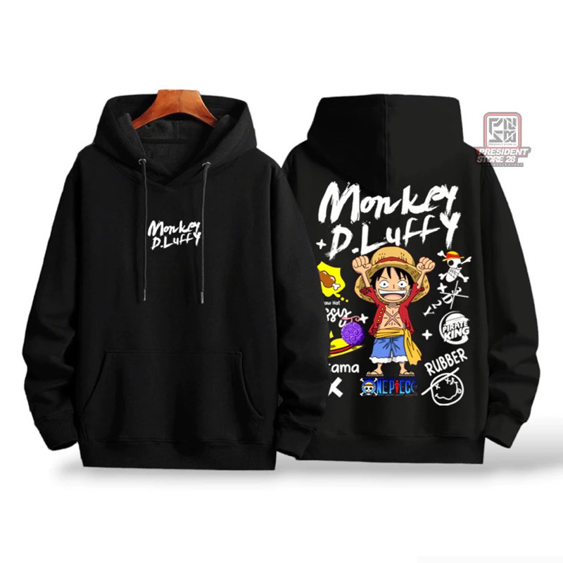 Jaket Sweater Hoodie Anak Laki Laki Hoodie Anak Anime Lutfy Monkay