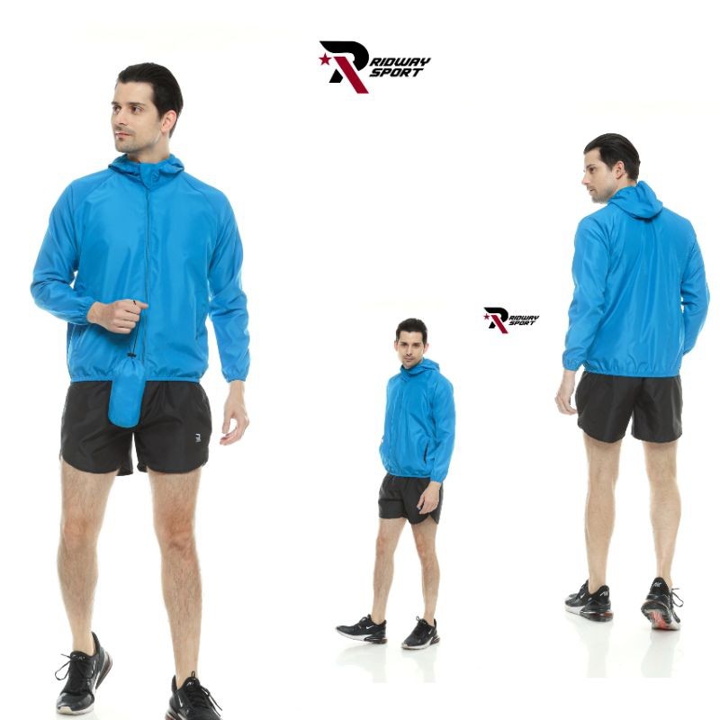 Ridset Jaket Celana Kolor color Pendek Coak olahraga parasit premium pria wanita lari gym running jo
