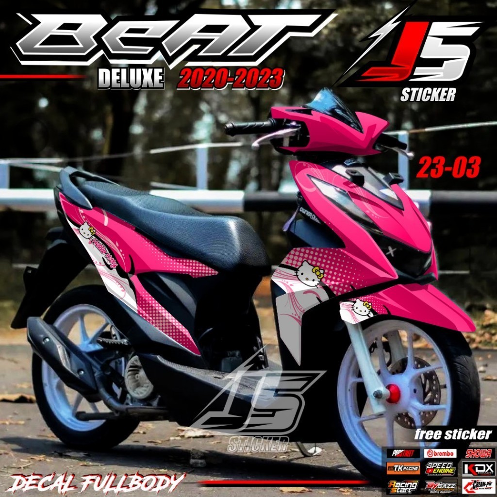 (COD) TERBARU Decal Sticker Beat DELUXE STREET 2020 2021 2022 2023 Full body - Stiker Variasi Beat F