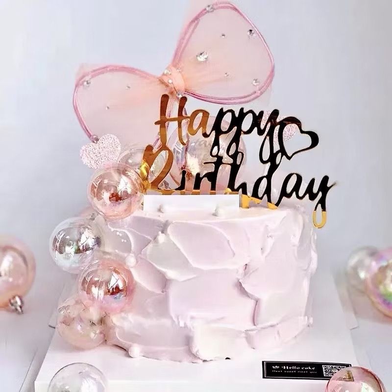 TOPPER BOLA BENING TRANSPARENT / 12 PCS BOLA BALON BENING TRANSPARANT / TOPPER CAKE BUBBLE DREAMY
