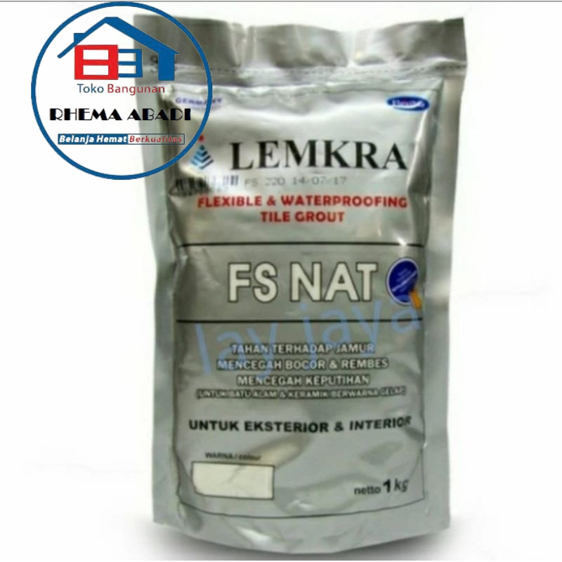 Semen Warna / Semen Nat Keramik / Pengisi Nat Lemkra -1Kg